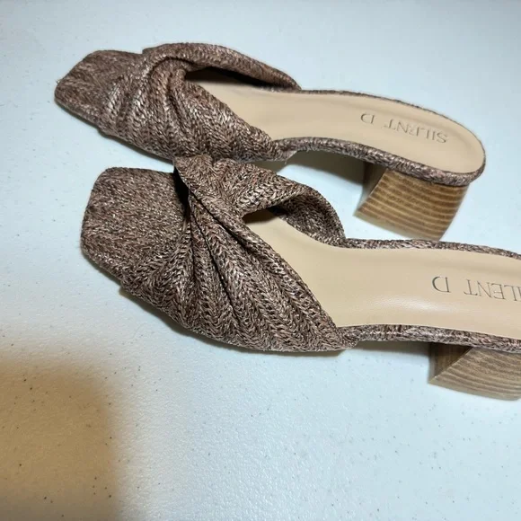 Silent D Pedro Elegant Brown Woven Women's Shoes - Picture 2 of 6